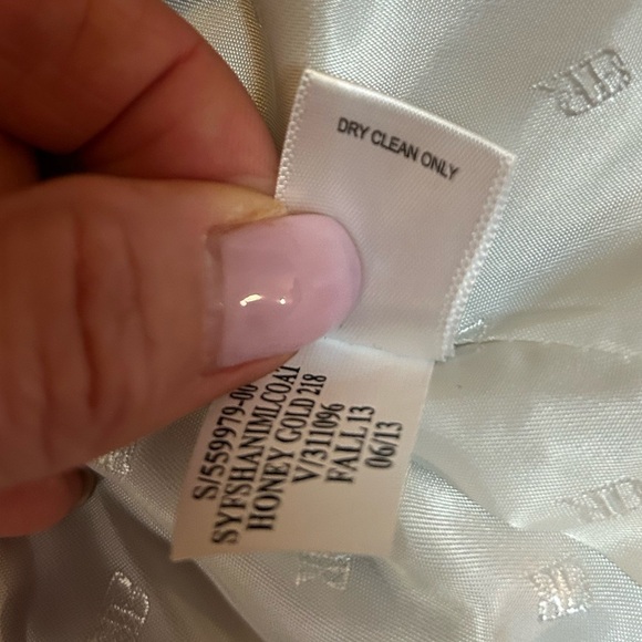 Banana Republic Women’s Honey Gold Leopard Print Coat Size XS - Picture 12 of 12